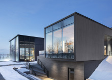 trøm北欧水疗中心，从魁北克的冬季景色中汲取灵感